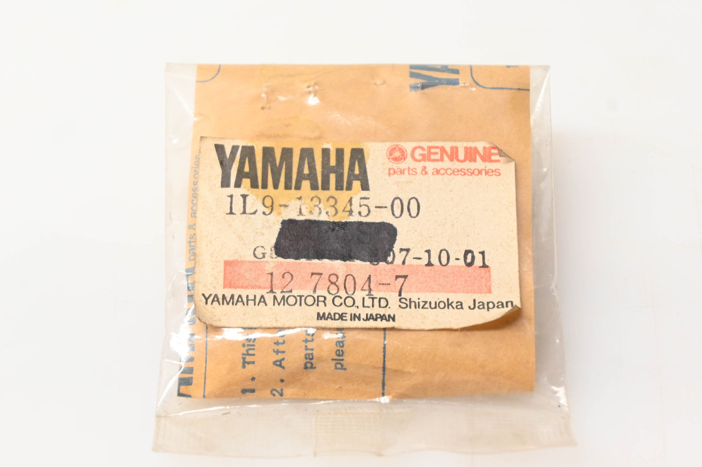 Yamaha 1L9-13345-00-00 Piston Bypass Valve NOS