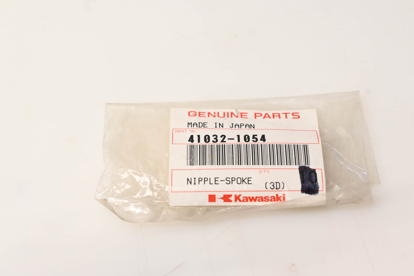 New OEM Kawasaki 41032-1054 Spoke Nipple NOS