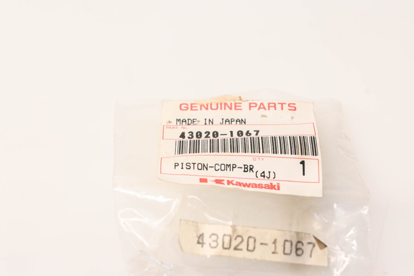 New OEM Kawasaki 43020-1067 Brake Piston Kit NOS