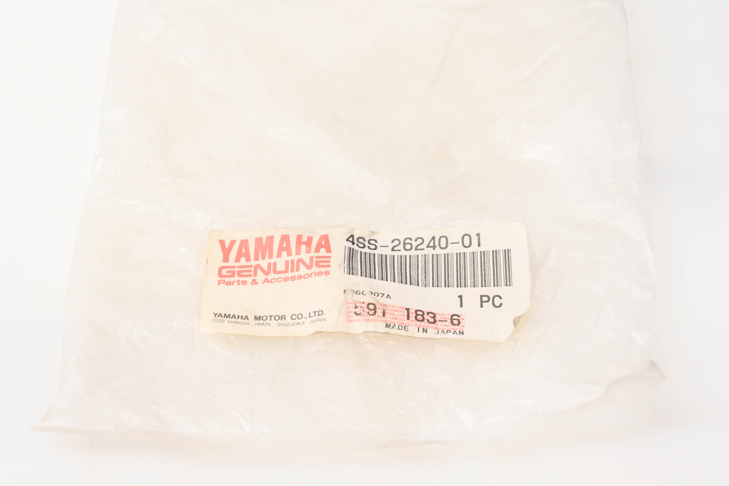 New OEM Yamaha 4SS-26240-01-00 Right Hand Grip NOS