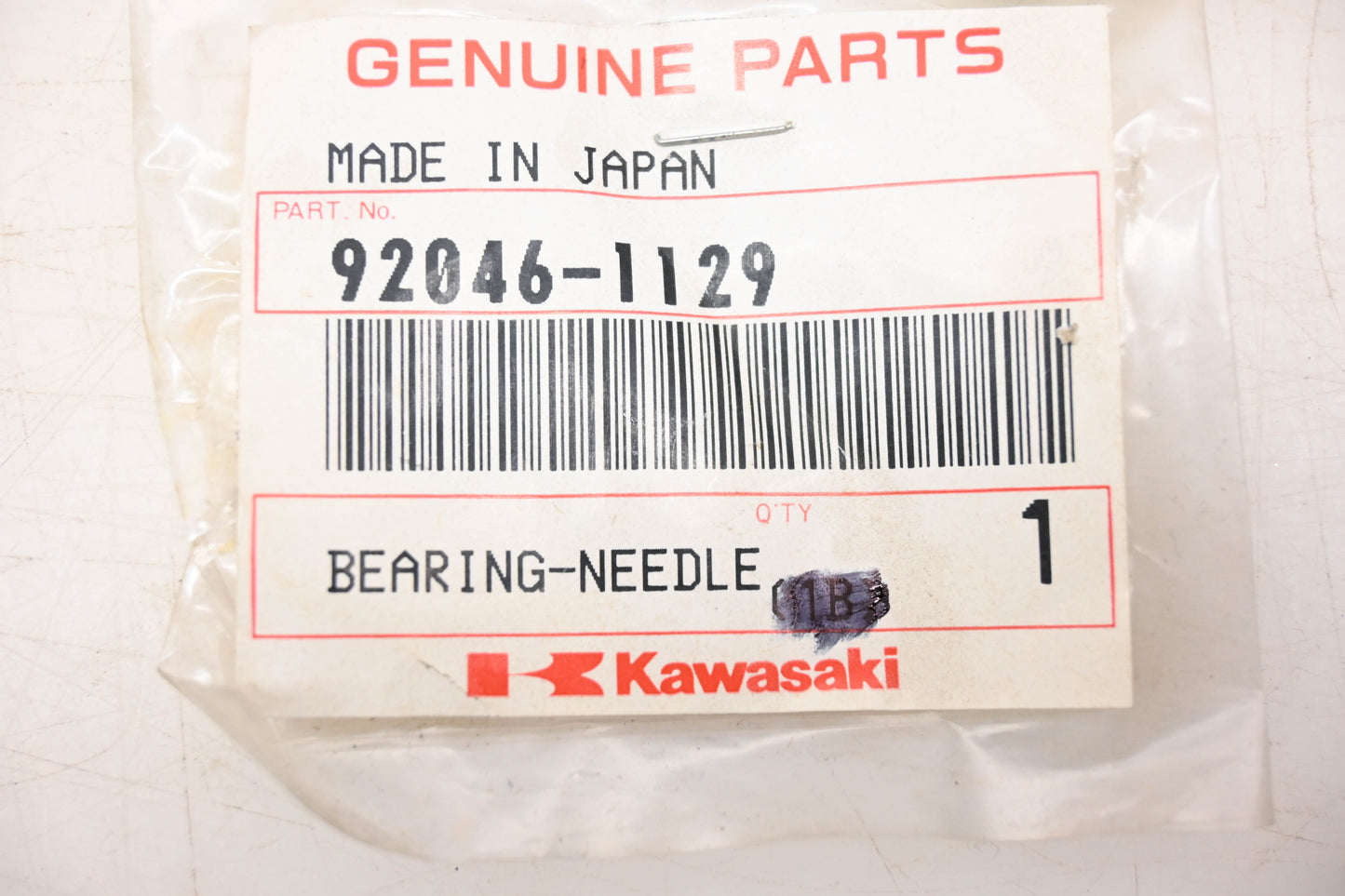 New OEM Kawasaki 92046-1129 Bearing Needle NOS