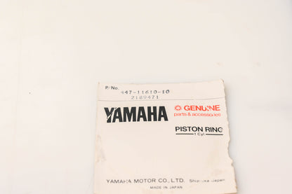 New OEM Yamaha 447-11610-10-00 Piston Ring Kit NOS