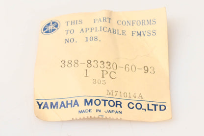 New OEM Yamaha 388-83330-60-93 Left Rear Flasher Lamp NOS