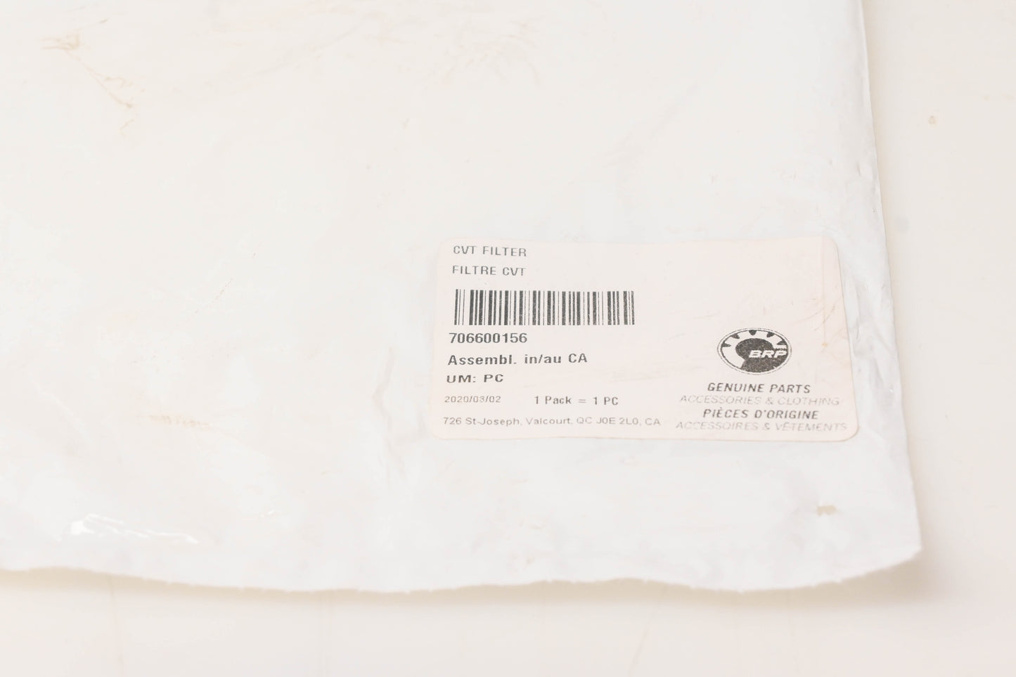 Aftermarket 706600156 CVT Filter NOS