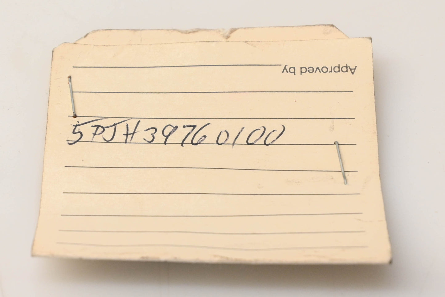 New OEM Yamaha 5PJ-H3976-01-00 Switch Handle NOS