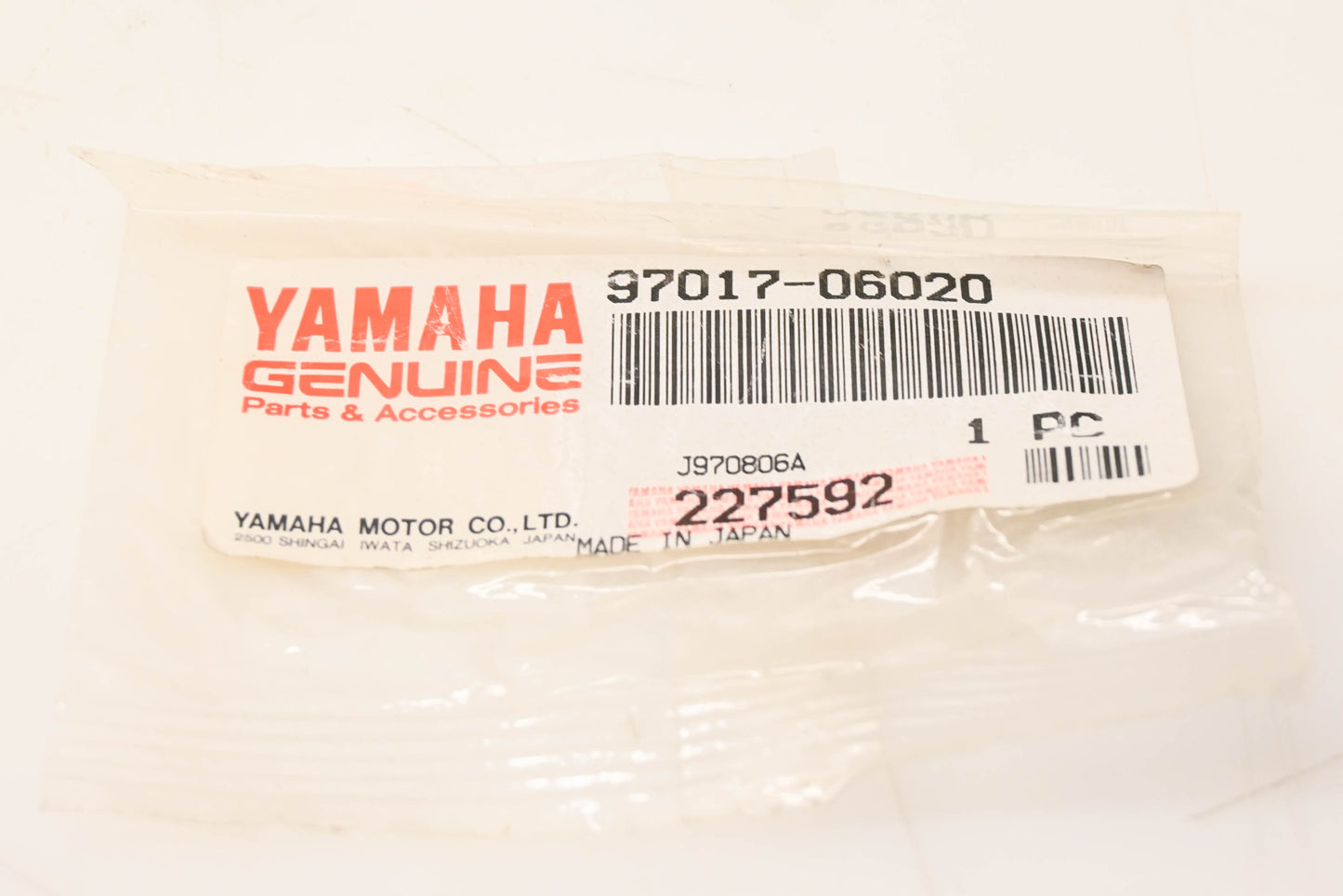 New OEM Yamaha 97017-06020-00 Hex Bolt NOS