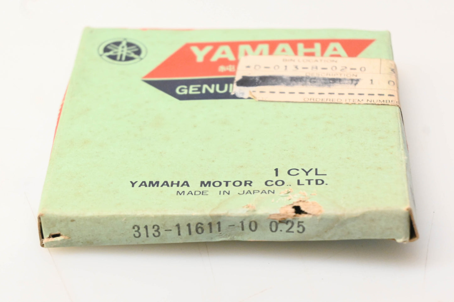 New OEM Yamaha 313-11611-10-00 Piston Ring 1st O/S NOS