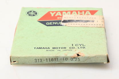 New OEM Yamaha 313-11611-10-00 Piston Ring 1st O/S NOS