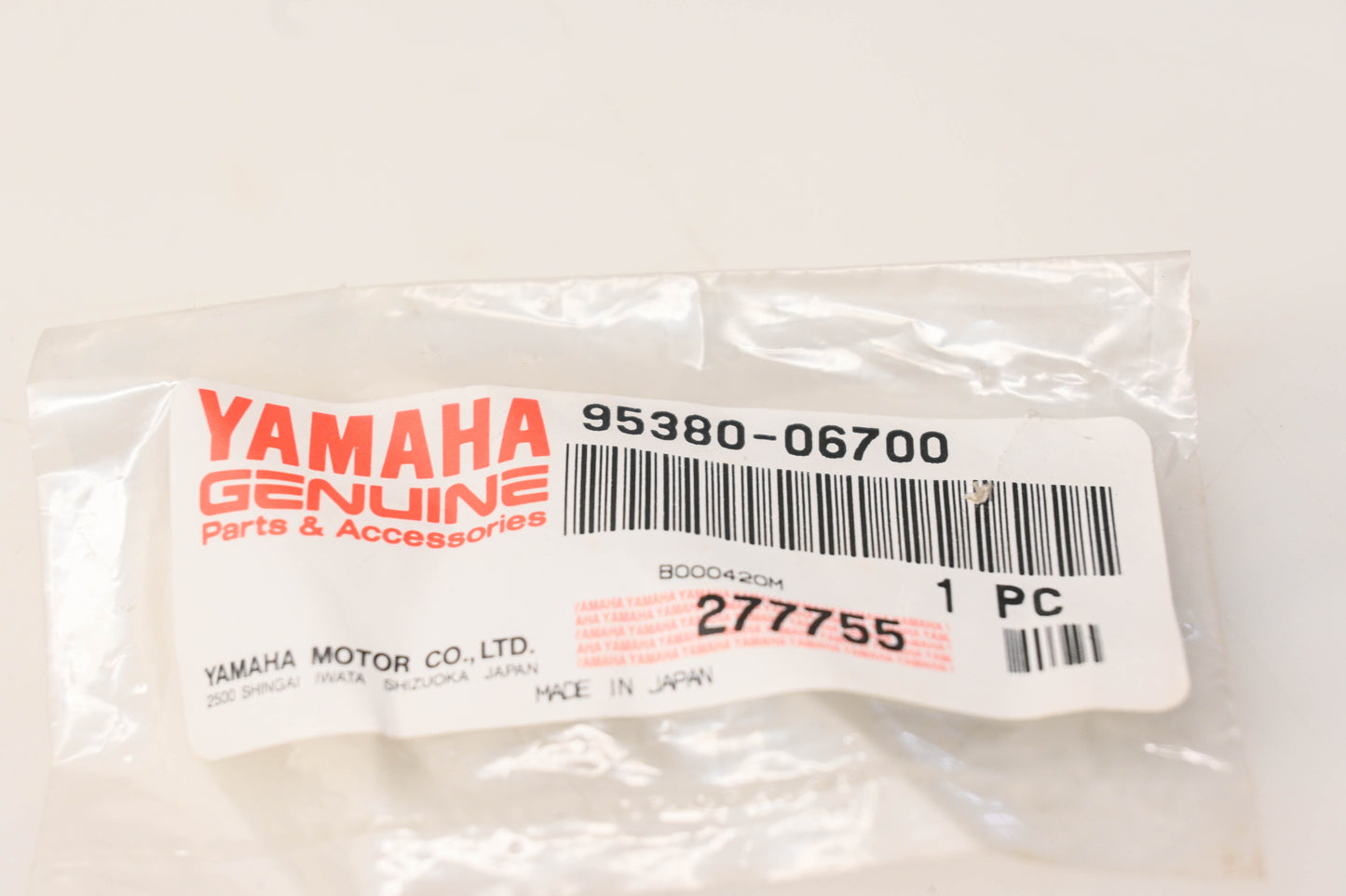 New OEM Yamaha 95380-06700-00 Nuts Qty 2 NOS