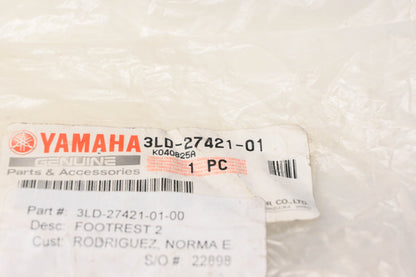 New OEM Yamaha 3LD-27421-01-00 Foot Rest NOS