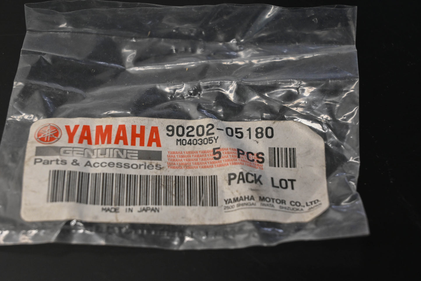 New OEM Yamaha 90202-05180-00 Plate Washers Qty 5 NOS