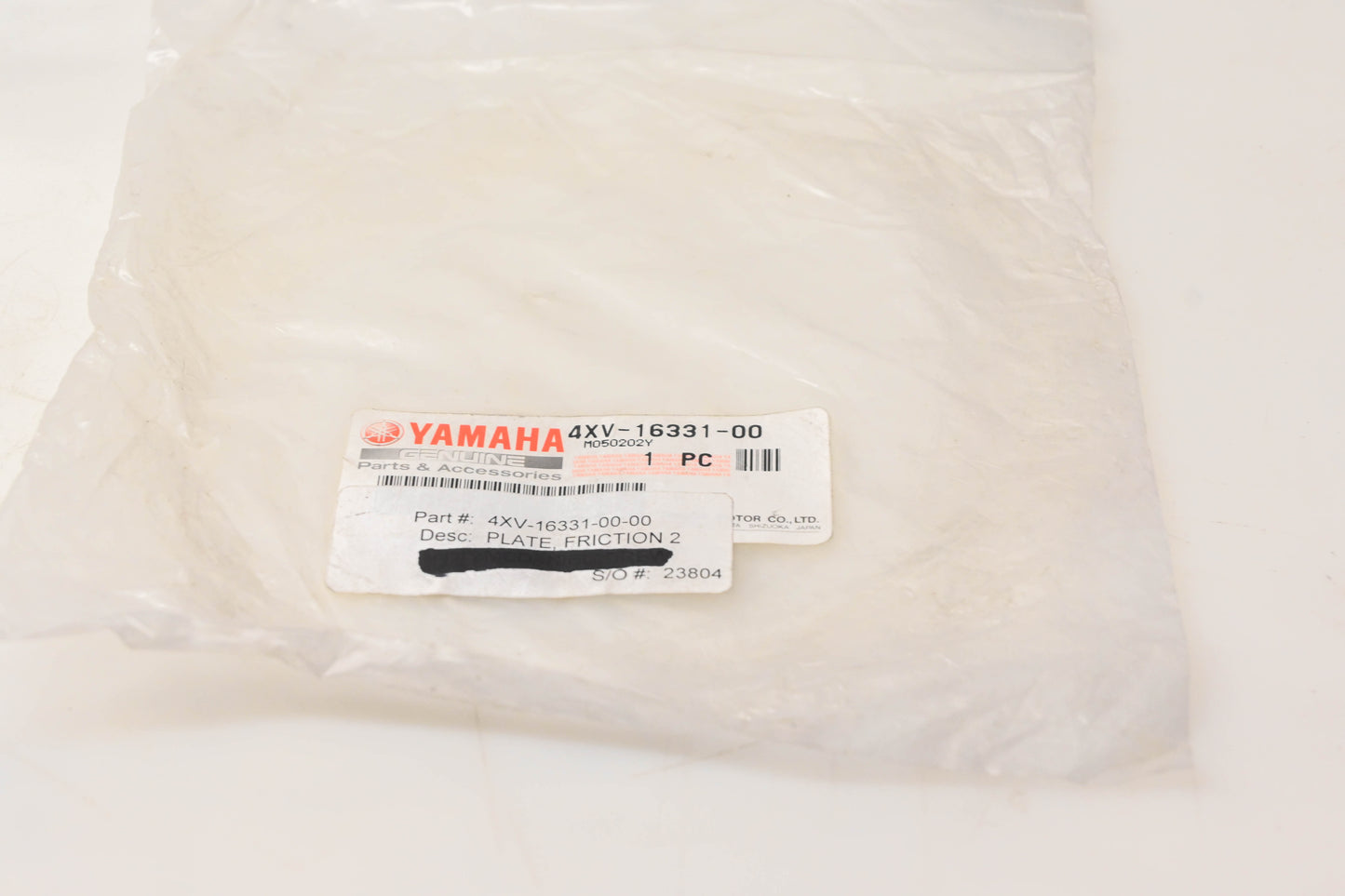 New OEM Yamaha 4XV-16331-00-00 Friction Plate NOS