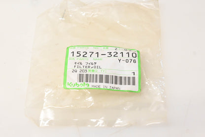 Kubota 15271-32110 Oil Filter NOS
