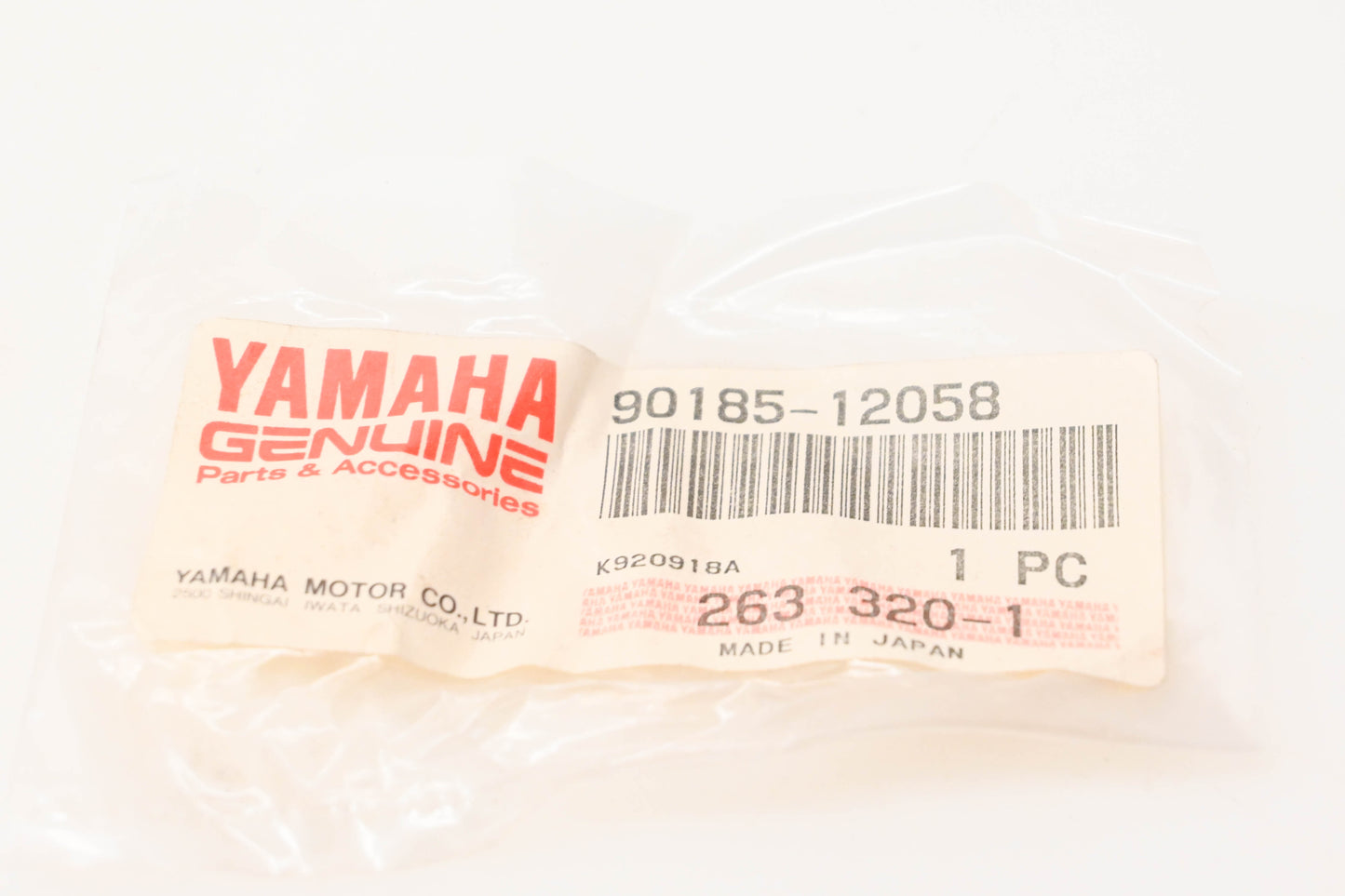 New OEM Yamaha 90185-12058-00 Nut NOS