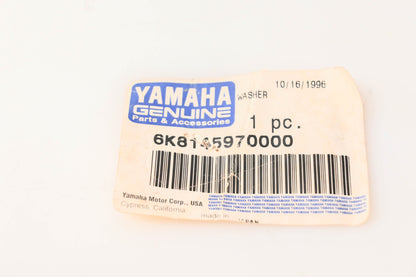 New OEM Yamaha 6K8-14597-00-00 Washer NOS