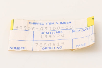 New OEM Yamaha 92906-06100-00 Spring Washer NOS
