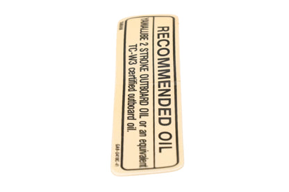New OEM Yamaha GA9-U418C-10-00 Caution Label NOS
