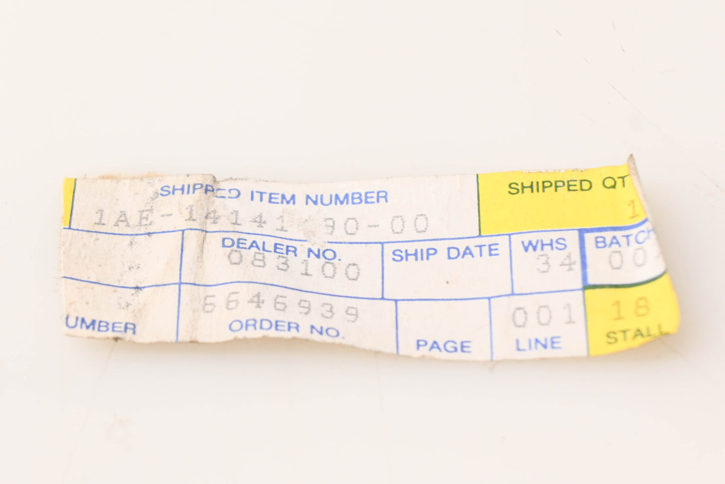 New OEM Yamaha 1AE-14141-90-00 Jet Needle NOS