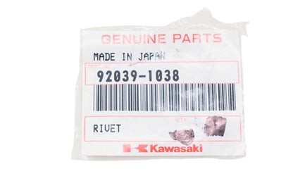 New OEM Kawasaki 92039-1038 Blind Rivets Qty 2 NOS
