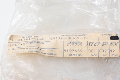 New OEM Yamaha 90116-08065-00 Stud Bolt NOS