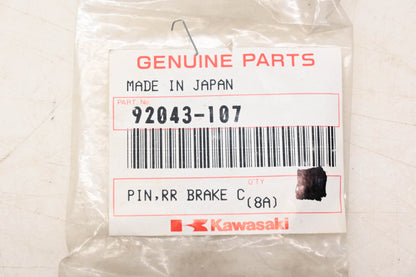 New OEM Kawasaki 92043-107 Rear Brake Cable Pin NOS