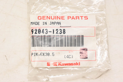 New OEM Kawasaki 92043-1238 Rear Foot Peg Pin NOS