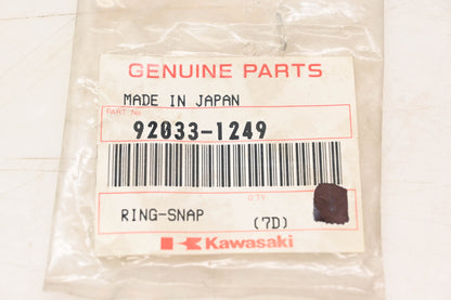 New OEM Kawasaki 92033-1249 Snap Ring NOS