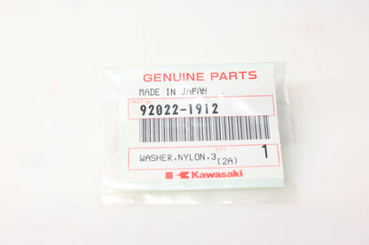 New OEM Kawasaki 92022-1912 Nylon Washer NOS