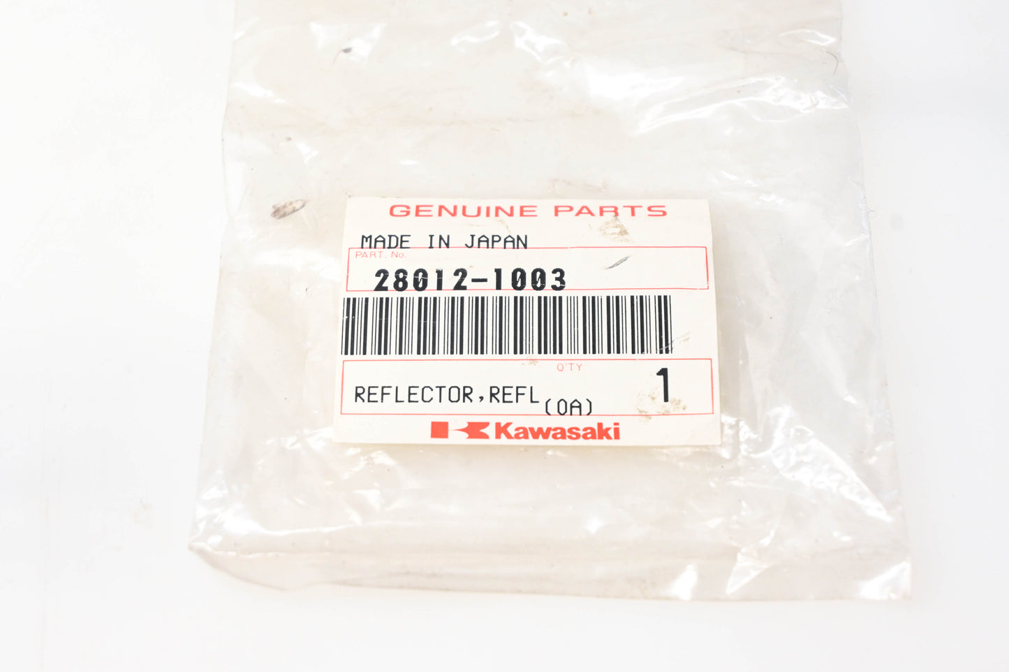 New OEM Kawasaki 28012-1003 Front Right Side Reflector NOS