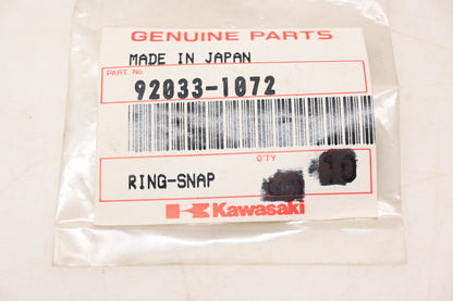 New OEM Kawasaki 92033-1072 Piston Snap Ring NOS
