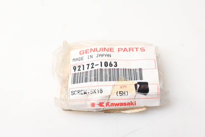 New OEM Kawasaki 92172-1063 Washer with Screw NOS