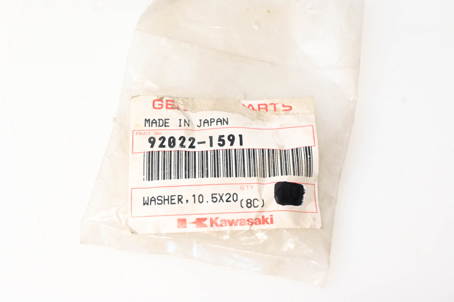 New OEM Kawasaki 92022-1591 Washers Qty 2 NOS