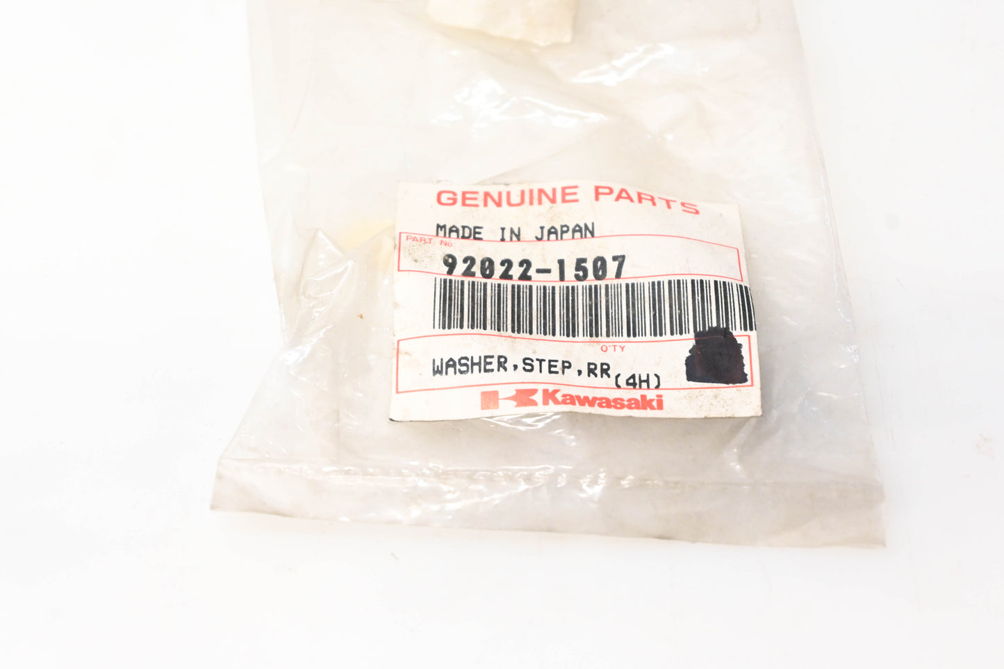 New OEM Kawasaki 92022-1507 Rear Step Washer NOS