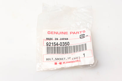 New OEM Kawasaki 92154-0350 Socket Bolt NOS
