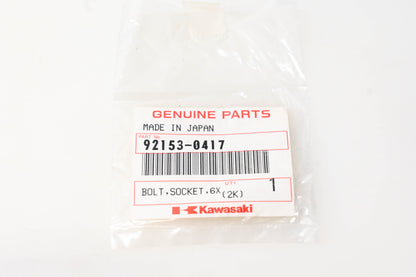 New OEM Kawasaki 92153-0417 Socket Bolt NOS