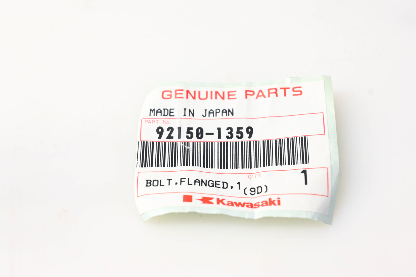 New OEM Kawasaki 92150-1359 Flanged Bolt NOS