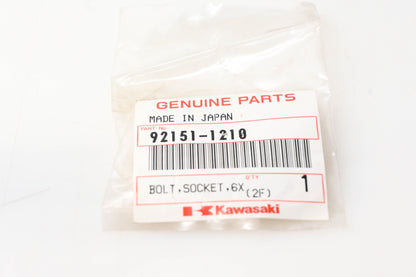 New OEM Kawasaki 92151-1210 Bolts Qty 2 NOS