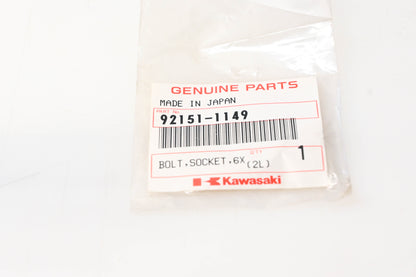 New OEM Kawasaki 92151-1149 Socket Head Bolt NOS