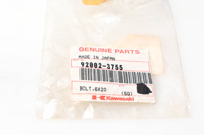 New OEM Kawasaki 92002-3755 Bolt With Washer NOS