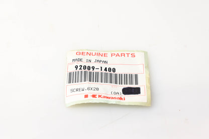 New OEM Kawasaki 92009-1400 Screw NOS