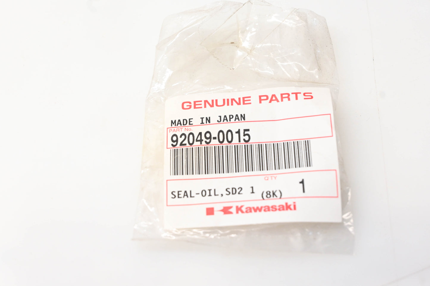 New OEM Kawasaki 92049-0015 Oil Seal NOS
