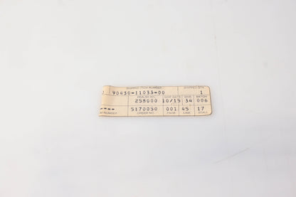 New OEM Yamaha 90430-11033-00 Gasket NOS