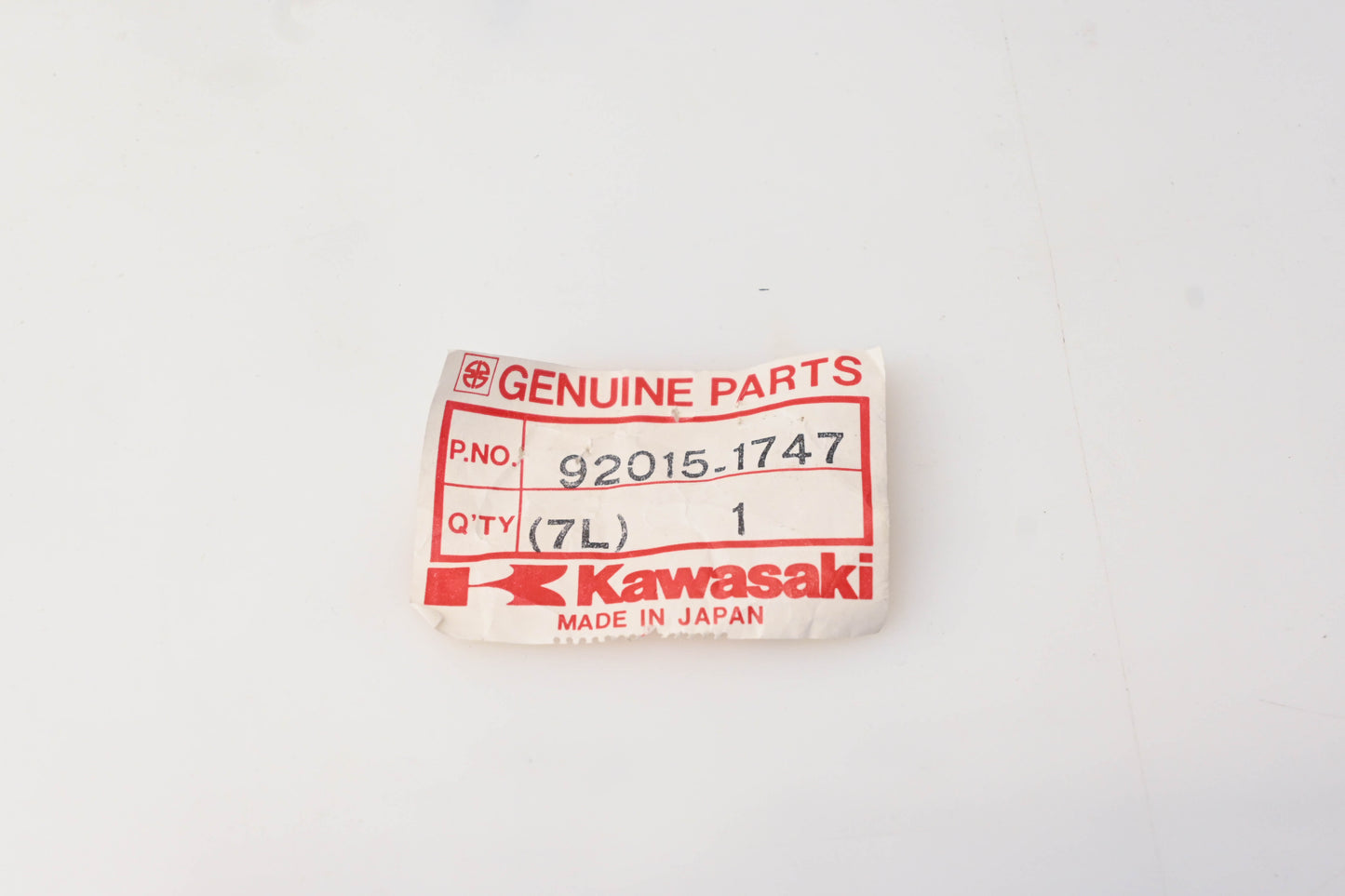 New OEM Kawasaki 92015-1747 Rear Brake Arm Nut NOS
