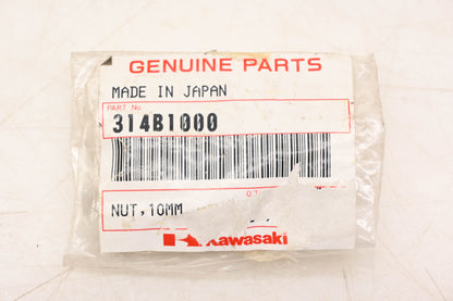 New OEM Kawasaki 314B1000 Nut 10MM NOS