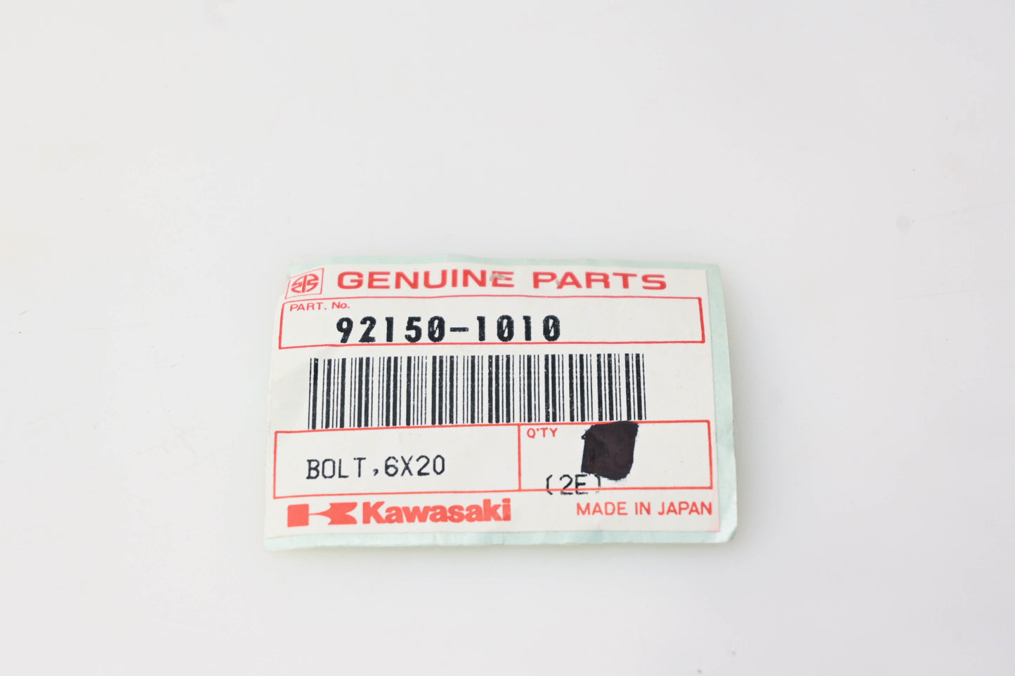New OEM Kawasaki 92150-1010 Bolt NOS
