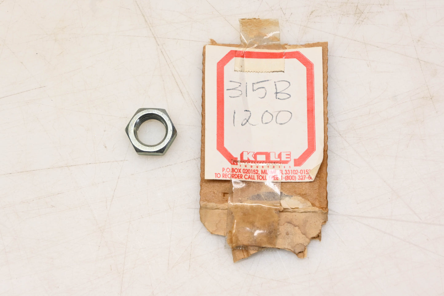 New OEM Kawasaki 315B1200 Hex Nut 12MM NOS