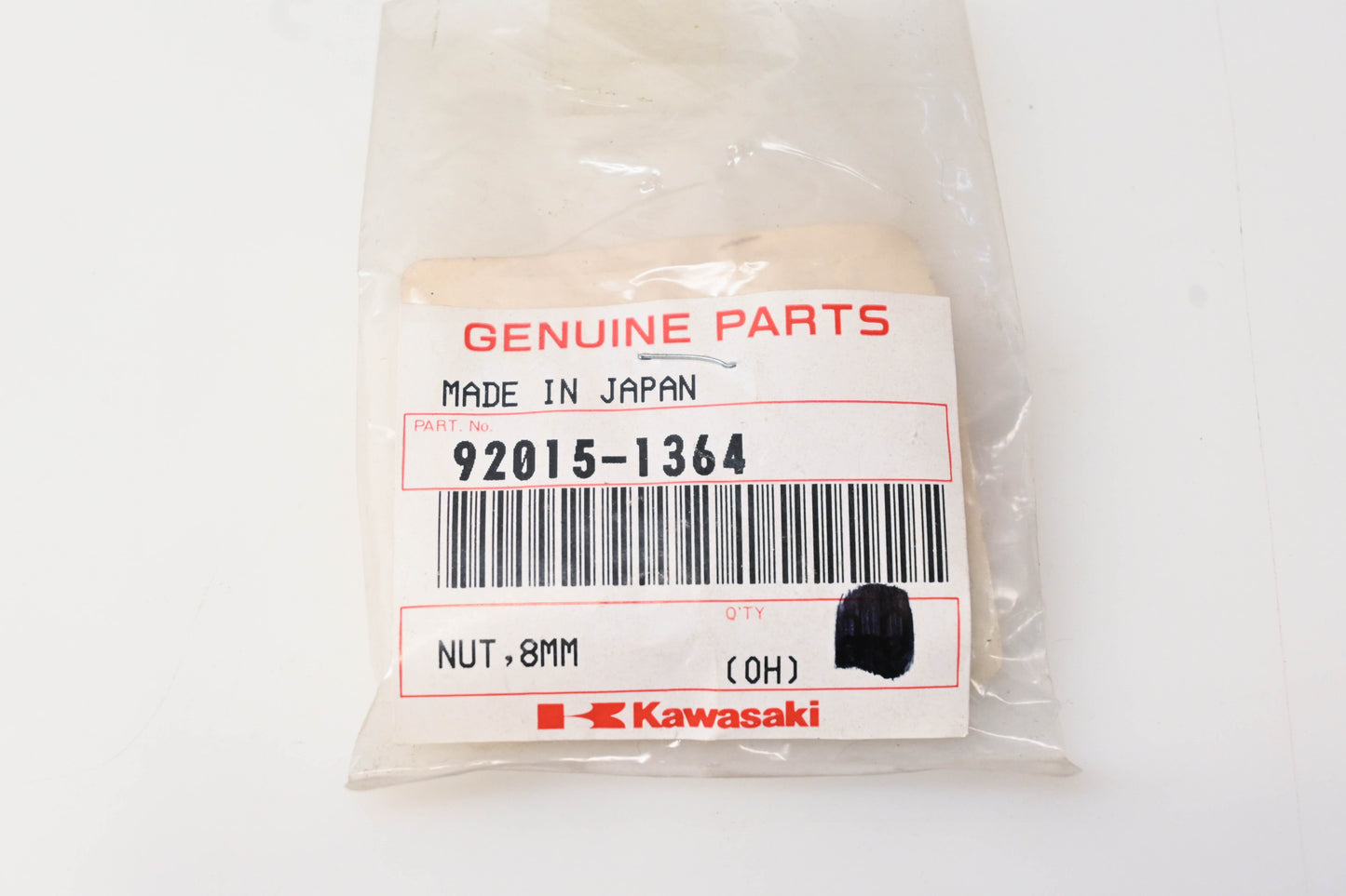 New OEM Kawasaki 92015-1364 8mm Nut NOS