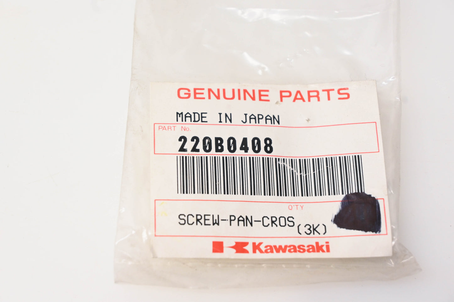 New OEM Kawasaki 220B0408 Carburetor Screw NOS