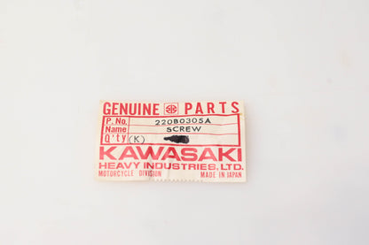 New OEM Kawasaki 220B0305A Pan Head Screw NOS