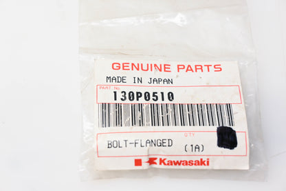 New OEM Kawasaki 130P0510 Flanged Bolt NOS
